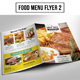 Food Menu Flyer 2 - GraphicRiver Item for Sale
