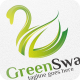 Green Swan - Logo Template - GraphicRiver Item for Sale
