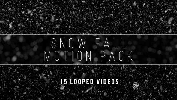 Snow Fall Motion Pack