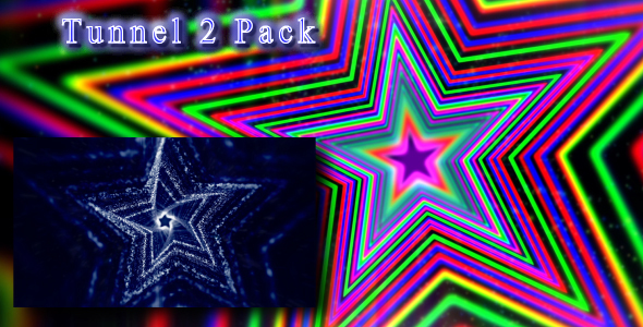 Tunnel Creative Vj Abstract Stars Background