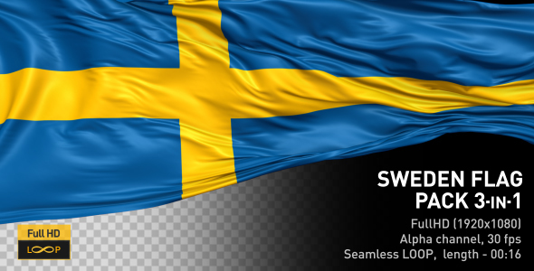 Sweden Flag Pack