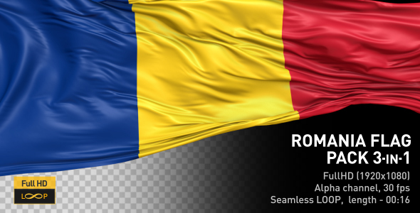 Romania Flag Pack
