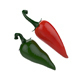 Red and Green Chili Peppers - 3DOcean Item for Sale
