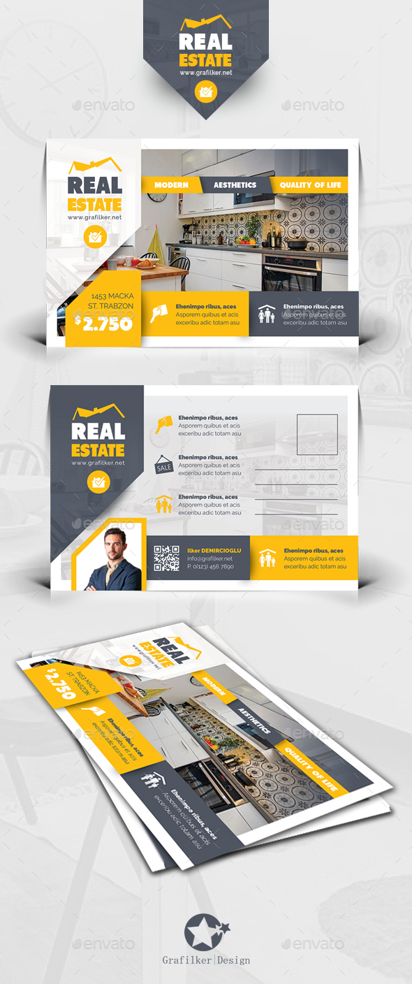 Real Estate Postcard Templates