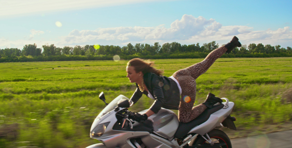 Female Stunt Rider