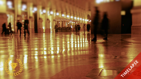 People in a Shopping Gallery