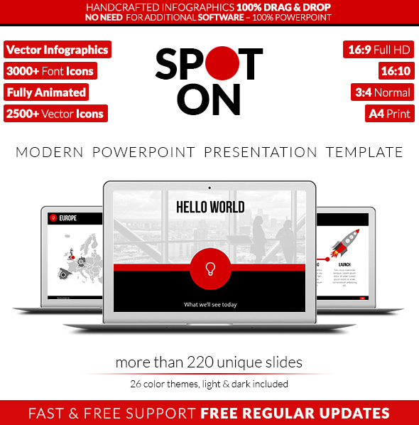 Spot On - Powerpoint Presentation Template
