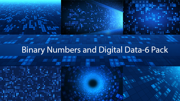 Binary Numbers and Digital Data-6 Pack