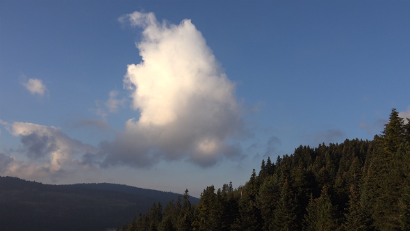 Single Cumulus Cloud