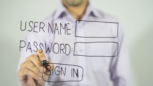 Login, Sign in, Illustration