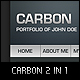 Carbon One Page Portfolio - ThemeForest Item for Sale