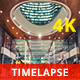 Futuristic Mall in the Modern City by Night - VideoHive Item for Sale