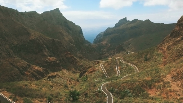 Canyon Masca. Canary Islands. Atlantic  Ocean