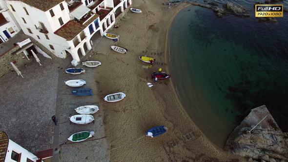 Mediterranean Fishing Village Vertical