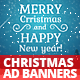 Christmas banners set + Greeting card 500px*500px | Edge Animate - CodeCanyon Item for Sale
