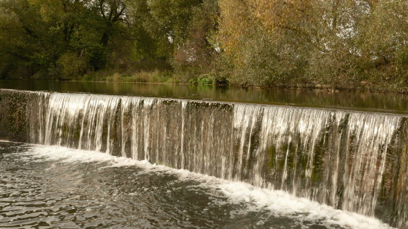 Small Waterfall from the Dam