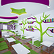 3d interior of coffee shop in japanese style - 3DOcean Item for Sale
