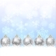 Silver Balls With Snowflakes Ornament - GraphicRiver Item for Sale