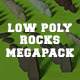 LowPoly Rocks MegaPack Bundle - 3DOcean Item for Sale