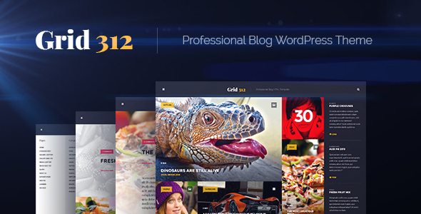 Grid312 - Professional Blog WordPress Theme
