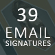 39 Email Signatures - GraphicRiver Item for Sale