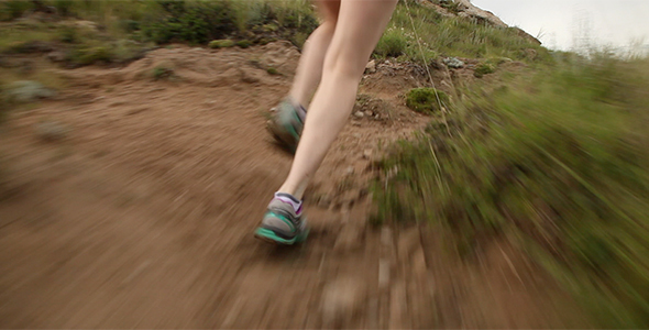 Cross Country Trail Running on Rugged Terrain