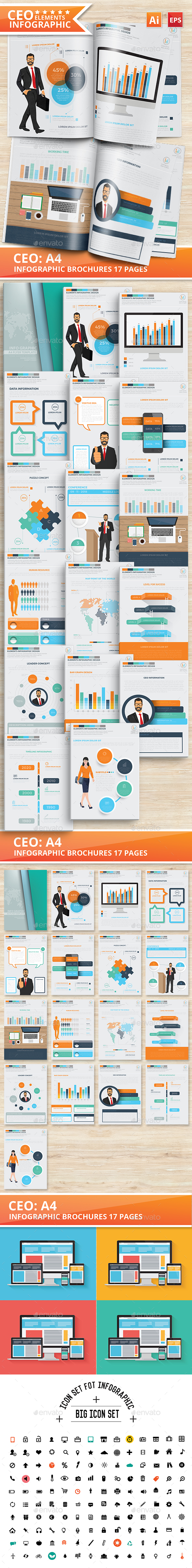 CEO Infographics Design 17 Pages