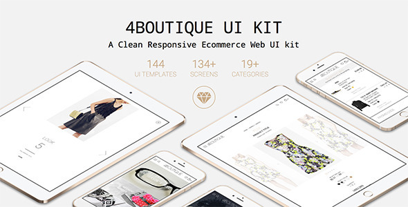 4Boutique - Responsive E-commerce Web UI KIT