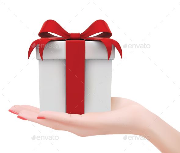 Gift Box in Hand