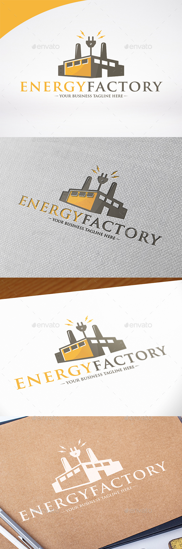Electric Factory Logo Template