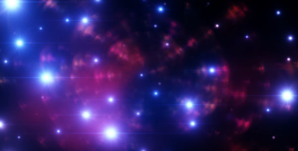 Blue Particles Lights