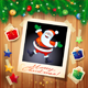 Christmas Background with Photo of Santa - GraphicRiver Item for Sale