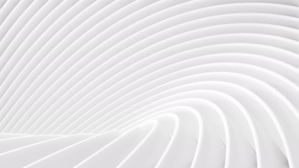 Rotating White Spirals in an Array 2