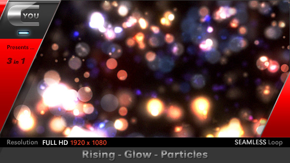 Rising Glow Particles