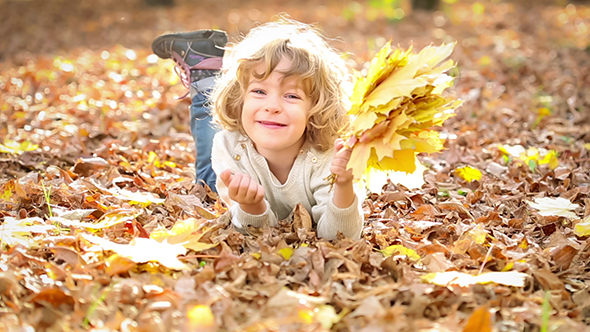 Child In Autumn
