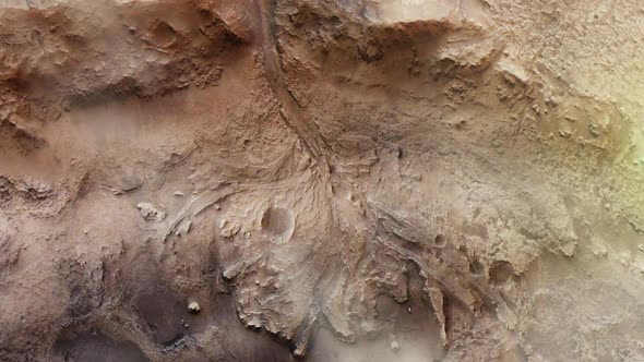 Jezero Crater on Mars Surface.