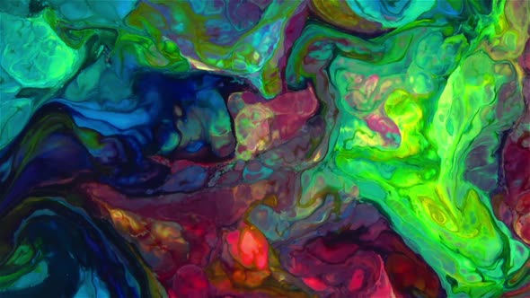 Abstract Colorful Invert Sacral Paint  Exploding Texture 931