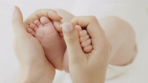 Baby Feet in Mother Hands