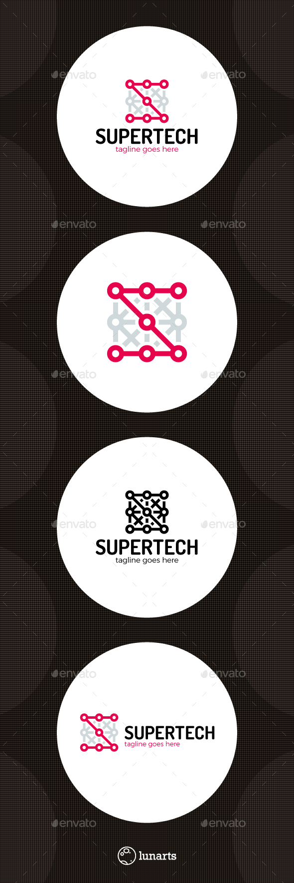 Super Tech Logo - Letter S