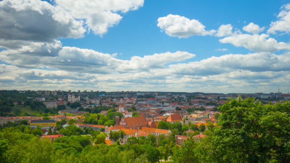 Old Town In Vilnius, Lithuania alt
