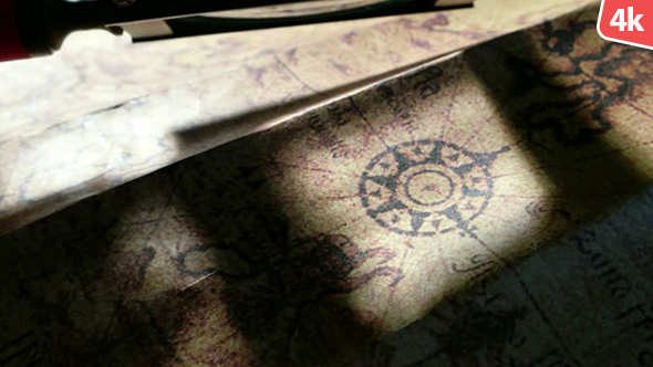 Vintage Old Map 95 alt