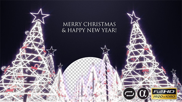 Neon Christmas Trees V1 alt