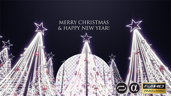 Neon Christmas Trees V2 alt