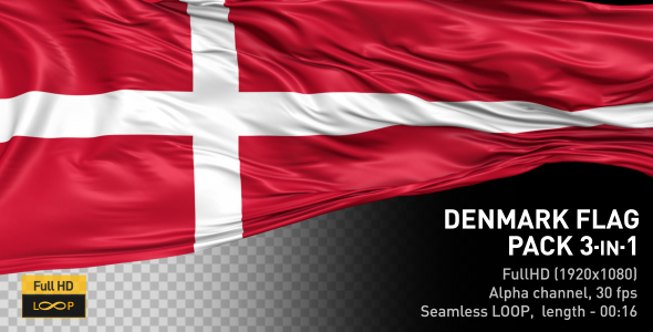 Denmark Flag Pack