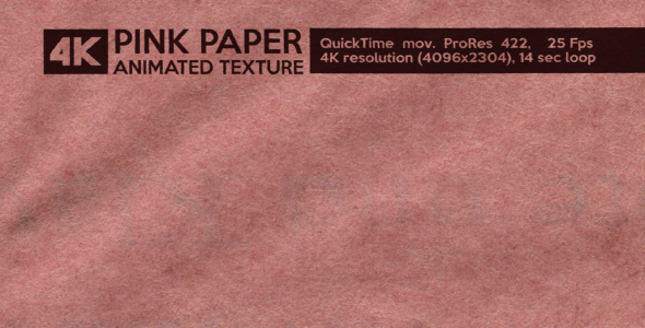 Pink Paper Animated Texture