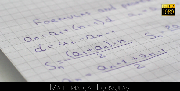 Mathematical Formulas 2
