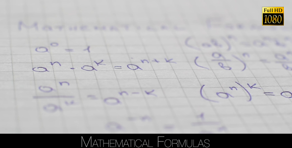 Mathematical Formulas 3