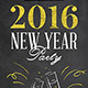 Gold Foil New Year Party Flyer - GraphicRiver Item for Sale