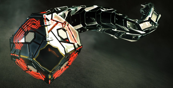 Robotic Snake Logo Reveal alt
