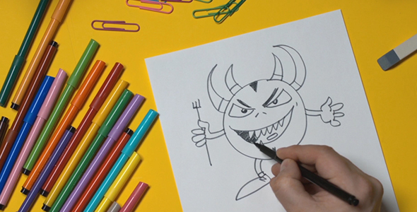 The Artist Draws a Character alt